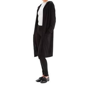 NEW CHRLDR valery hooded cardigan in black